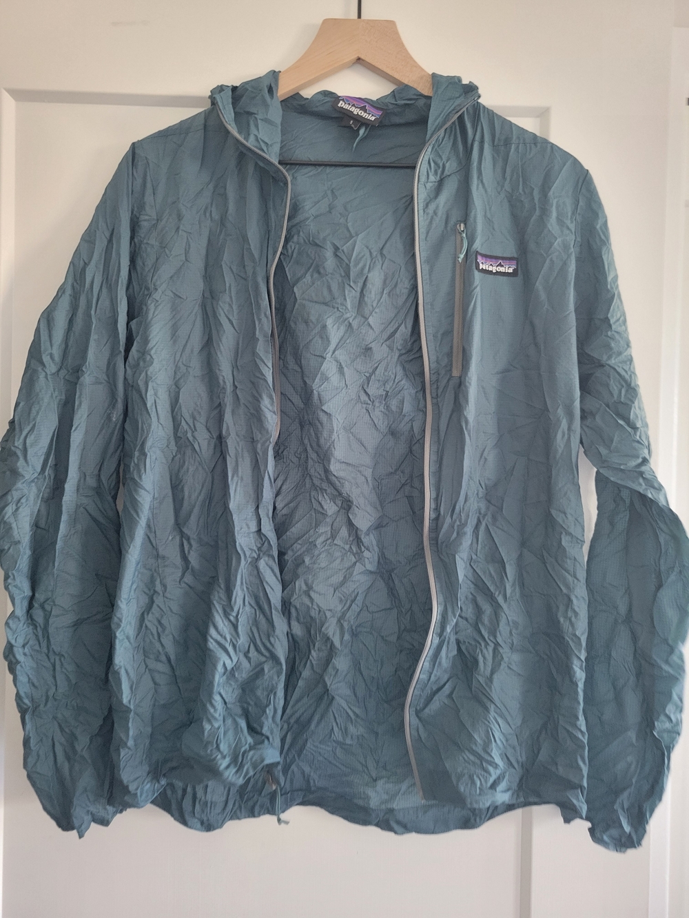Patagonia Men's Lightweight Hooded Jacket — Slate Blue